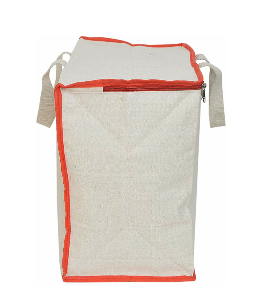Loop Handle White Century Canvas Carry Bag