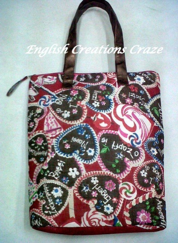 ECC Mix color Printed Canvas Bags