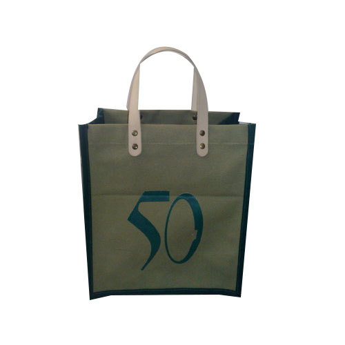 Webbing cotton handle Printed Canvas Shopping Bag, Capacity(Kilogram): 4 Kg