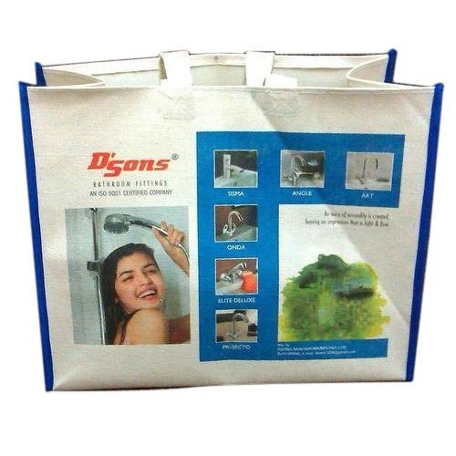 Flexographic White Canvas Hawker Bag, Packaging Type: Standard