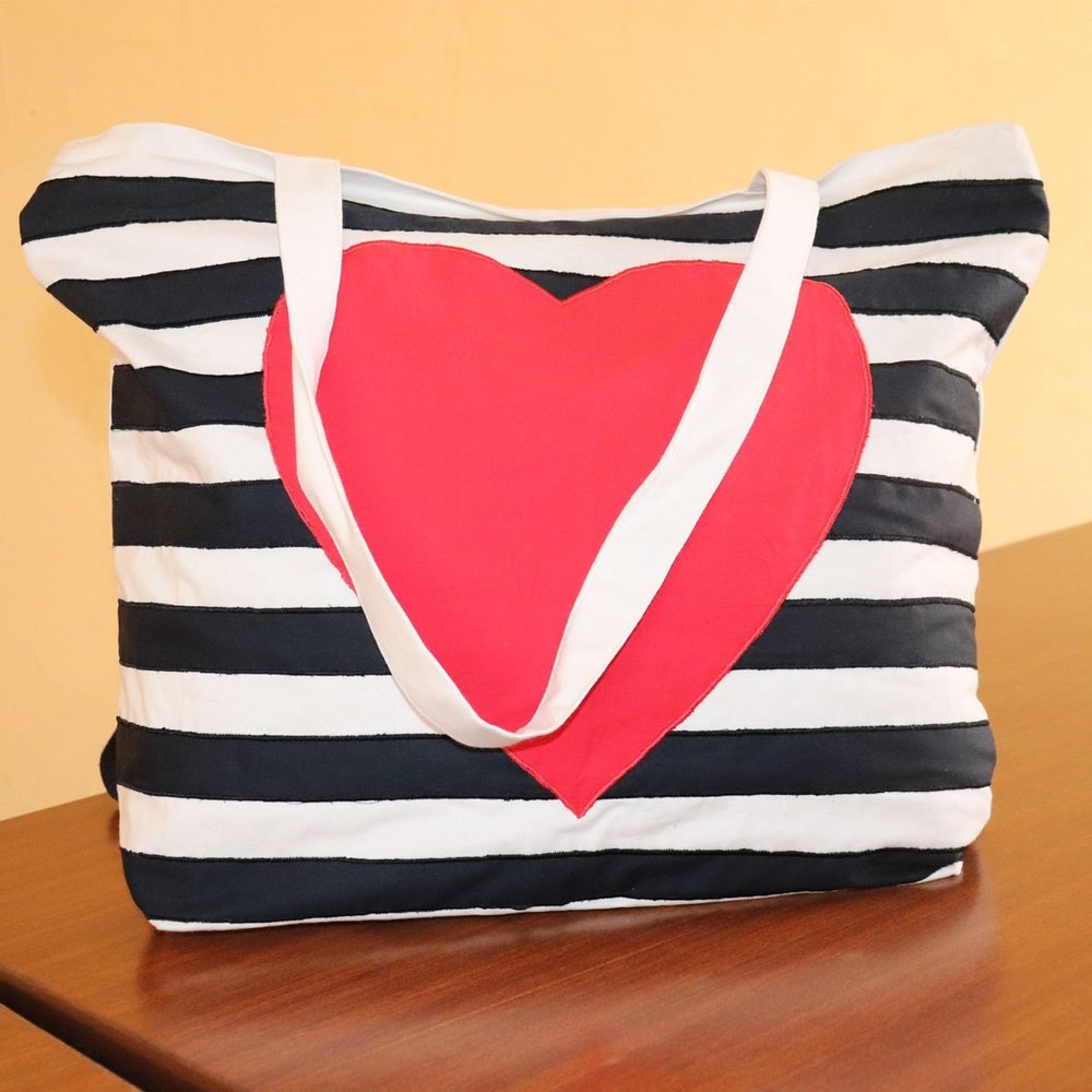 SANDEX CORP Long Handle Cotton Canvas Shopping Hand Bags For Women, Number Of Straps: 2, 5 kg