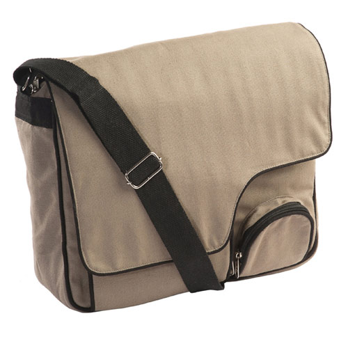 Brown, Black Plain Canvas Laptop Bag, Size/Dimension: 35 X 30 X 11 cm
