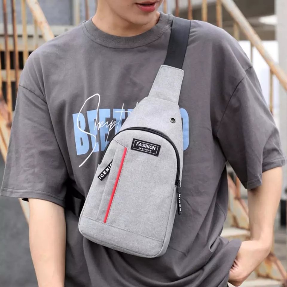 Imported Oxford Cloth Men Chest Bag, Size/Dimension: 310*170*60mm