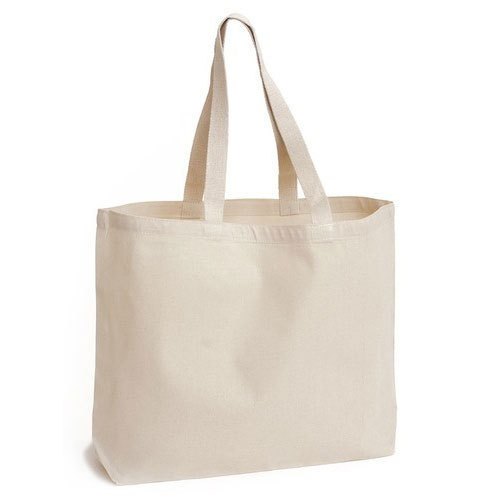 Off White Organic Canvas Bag, Capacity: 3 Kg
