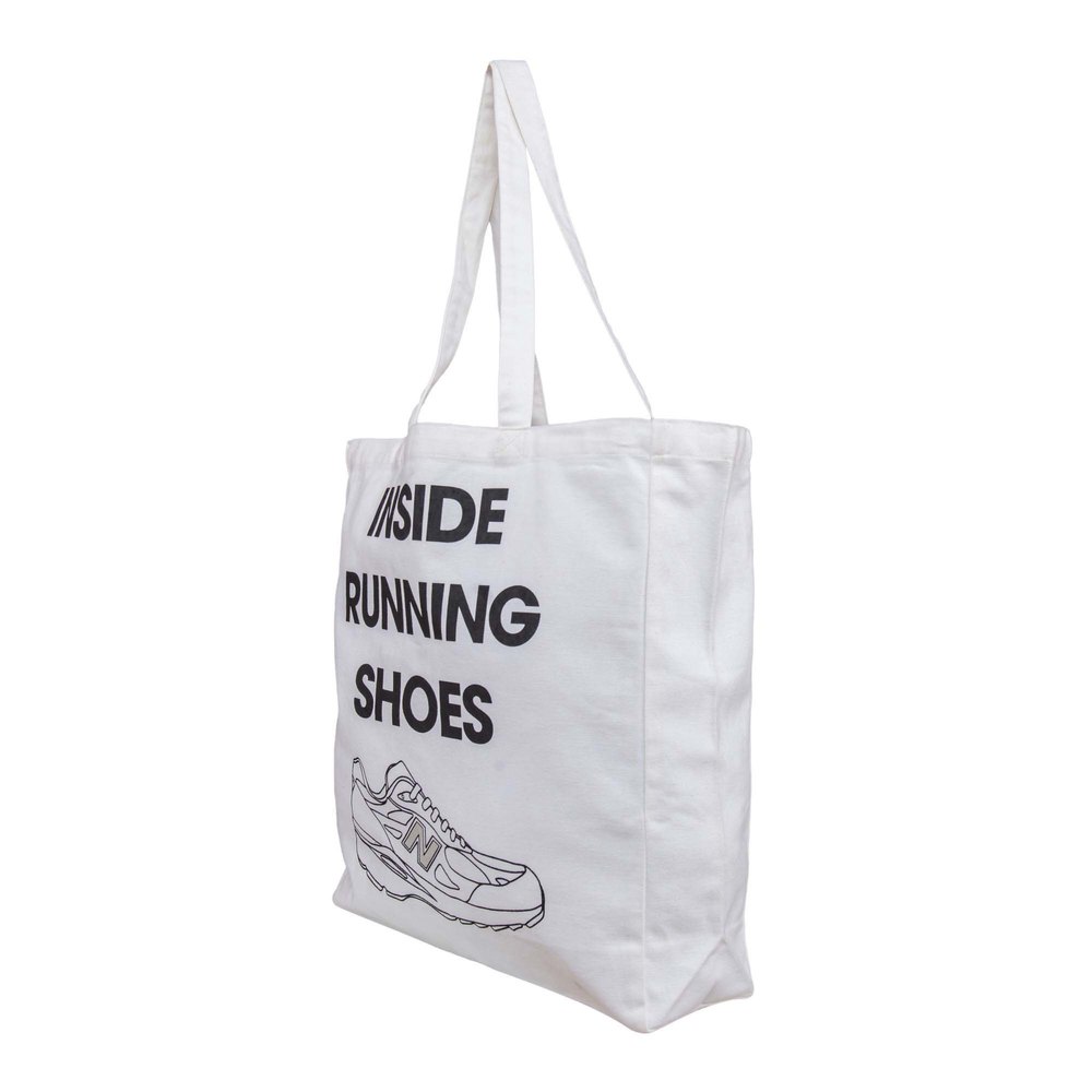 White Canvas Beach Bag, Size/Dimension: 38 X 41 X 11 Cm