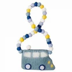 Women\'\'s Company Blue Felt Bags