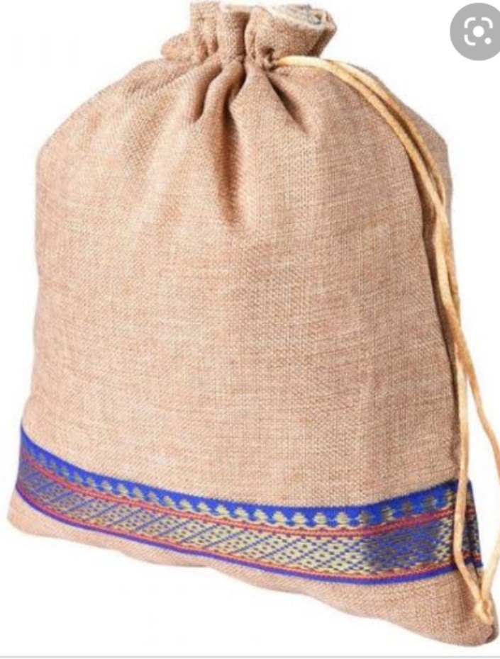 Rope Handle Jute Potli Bags, Size/Dimension: 8x9