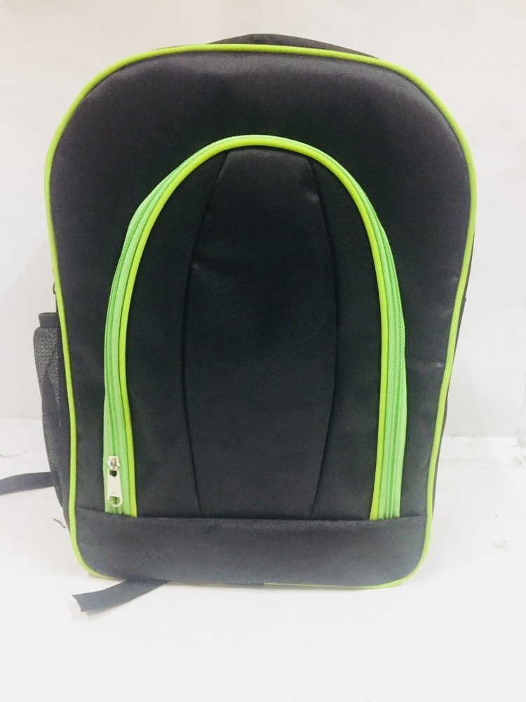 Black And Green Cotton Promotional Laptop Bags, Capacity: 8 kg