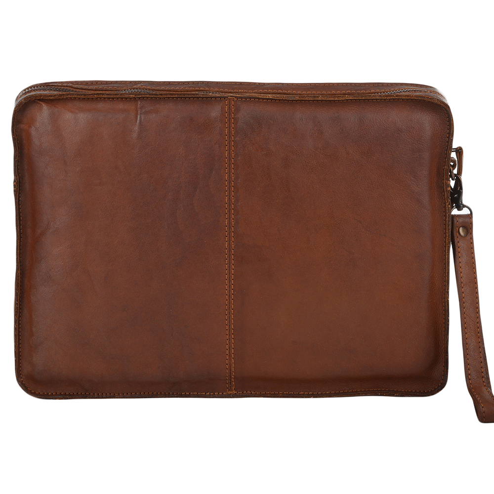 17 Inch Leather Laptop Sleeve Case
