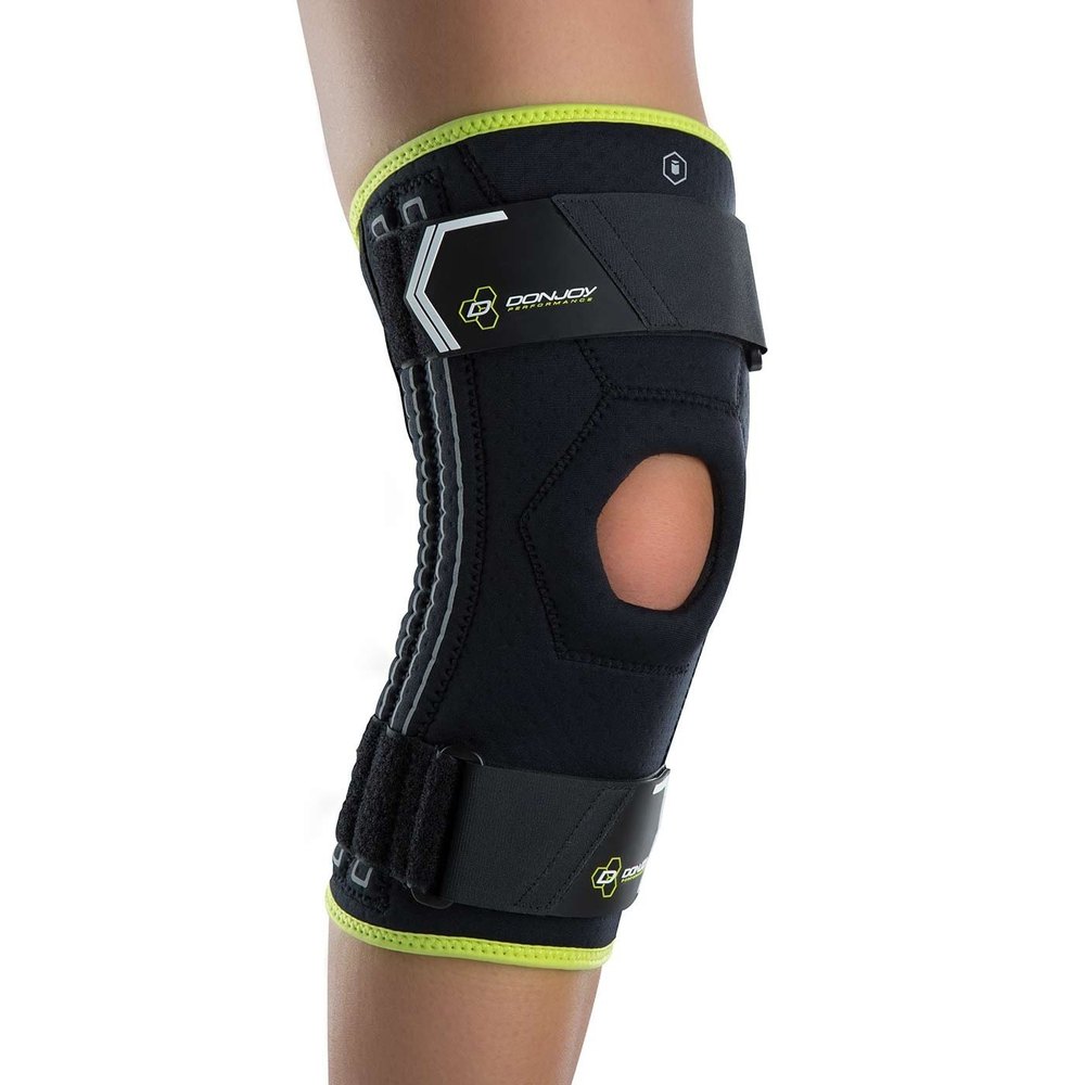 Donjoy Black Neoprene Patellar Stabilizing Knee Sleeve