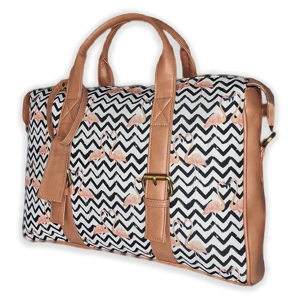 Mufubu Presents Enigma Messenger Laptop Hand Bag - Flaming