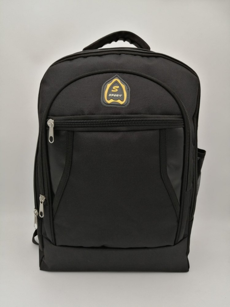 Black PVC Laptop Bag