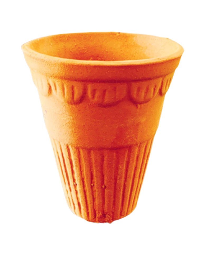 Brown Terracotta T-0, 70 ml Tea Kullad For Home, Size: 2.5 Inch