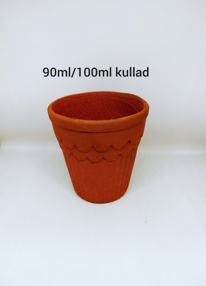 Brown Factory Made Clay Lassi Kulhad Glass, For serving tea, Capacity: 90ml To 300ml