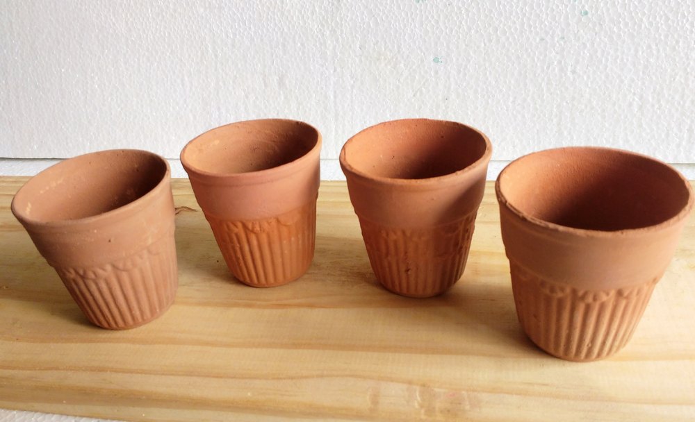 RDV Brown 100 ML Tea Cups Kullad, Size: 70-100