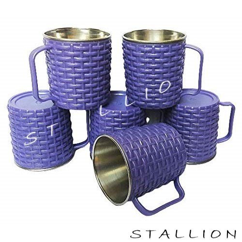 Stainless Steel Classic Tea Cup, Grade: 202
