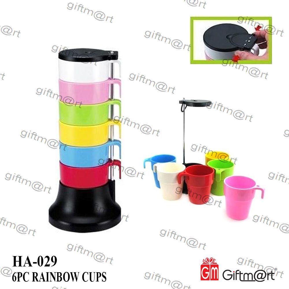 Melamine+abs Rainbow Cups
