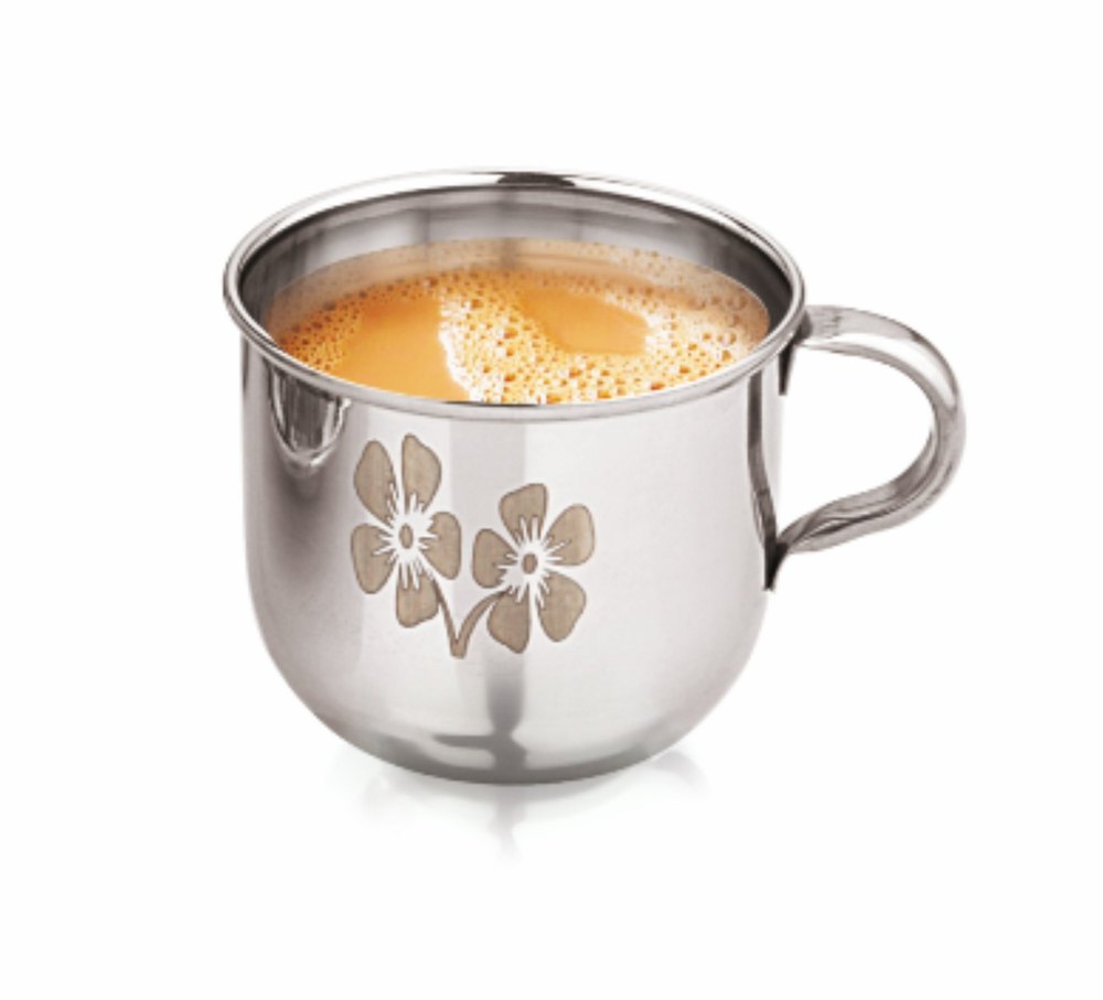 Mirror Polished Ss Single Wall Cup, For Home, Grade: 304