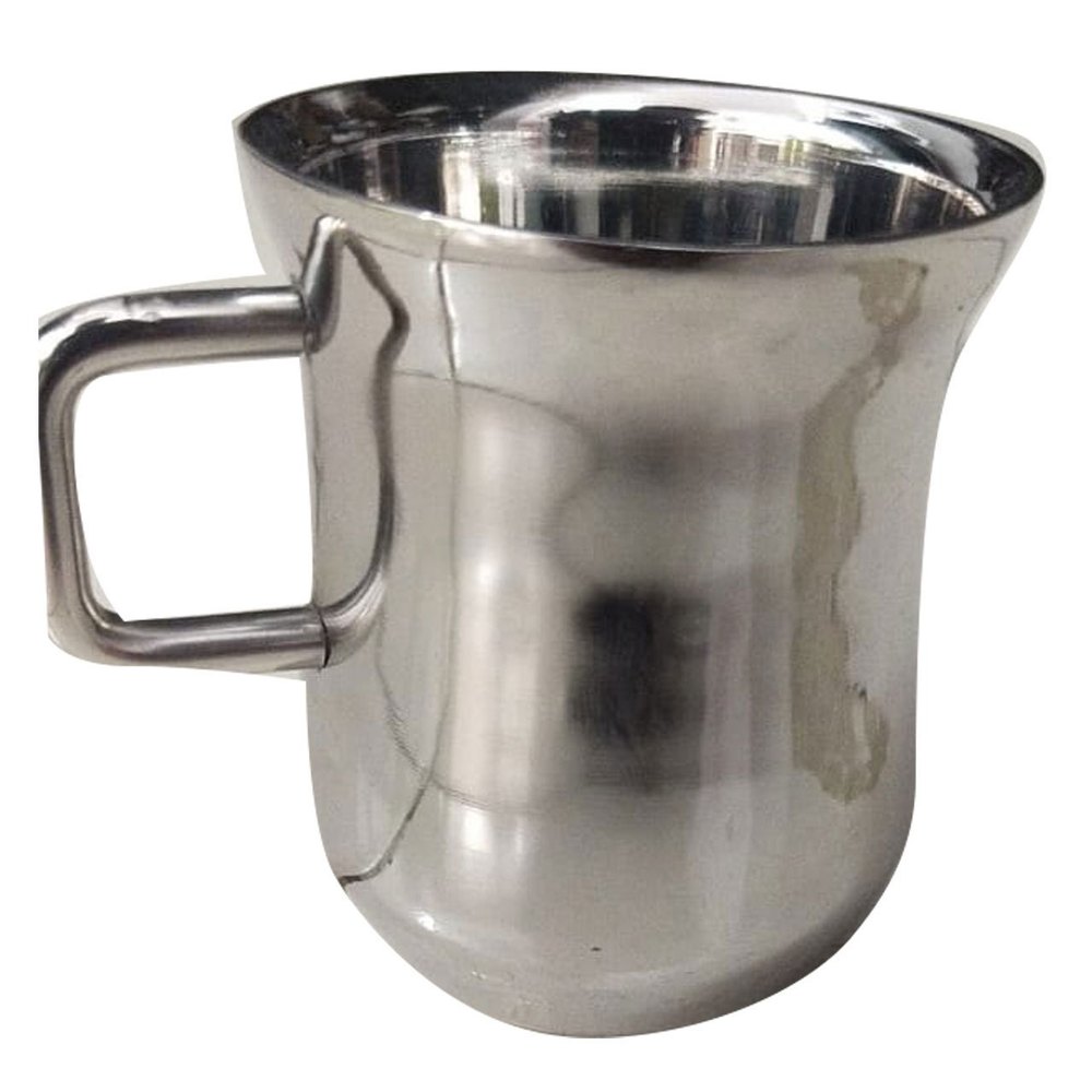 Polished Stainless Steel Double Wall Tea Cup, Capacity: 50 ml, Grade: 302