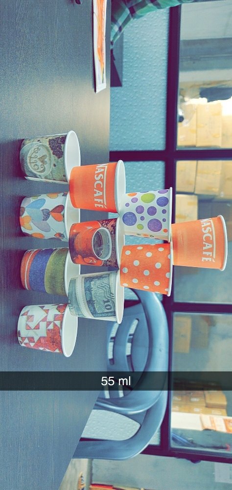 In 4 Colors Paper 55 ML TEA CUP, Packaging Type: Packet, for Beverage