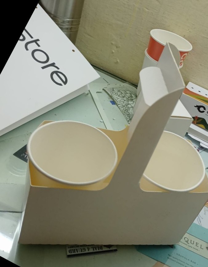 White Coffee Paper Cup_ Holder, For Packaging Purpose