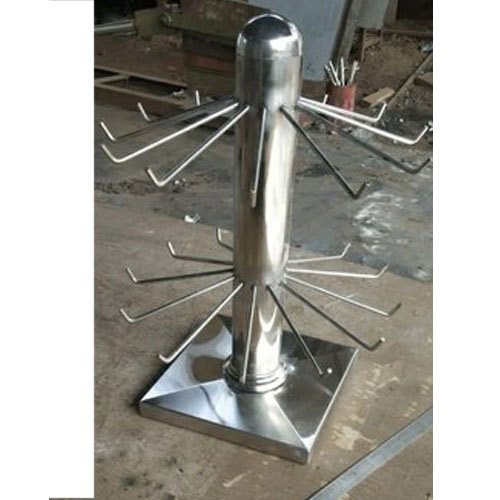Stainless Steel SS Cup Holders, For Restaurant, Capacity: 24 Holder