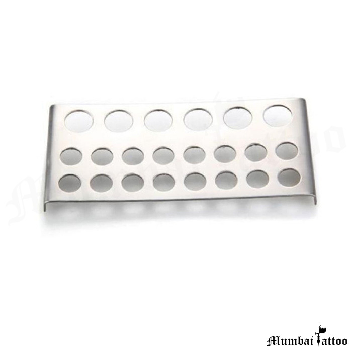 Silver Stainless Steel Ink Cups Holder (medium), Packaging Type: Box