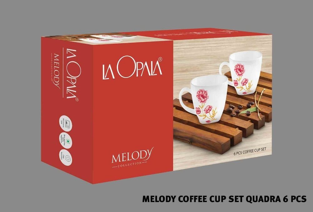 Laopala Melody Ceramic Printed Coffee Cup Set