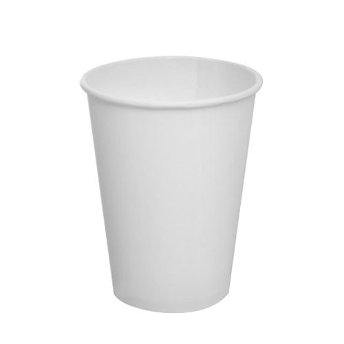 White Disposable Plain Water Cups, Capacity: 250 mL