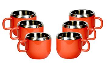 Stallion White Insulated Steel Cups, For Hotel, Packaging Type: Box