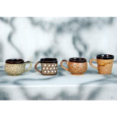 Designer Stoneware Cup Set