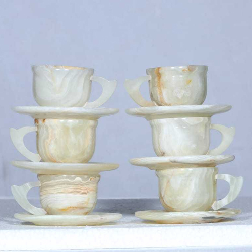 Onyx Tea Cups Set