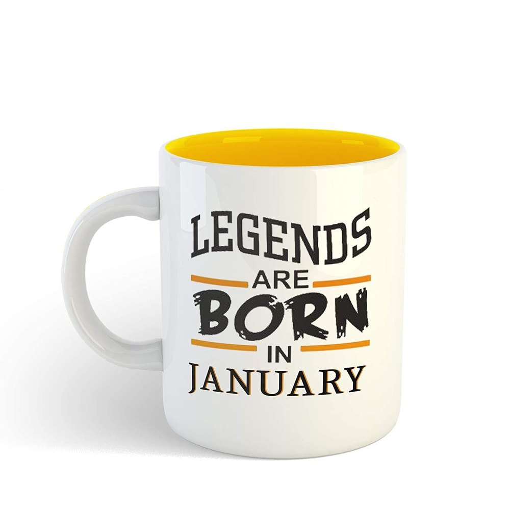 Ceramic White Personalised Coffee Mugs, For Gifting