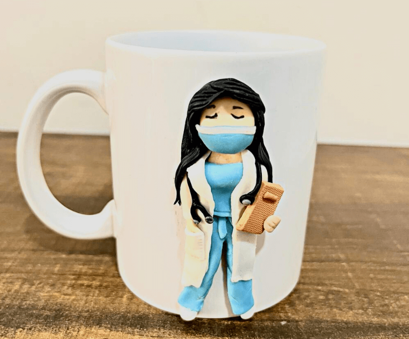 Customized Ceramic Coffee Mugs, For Home, Size: 9.5CM