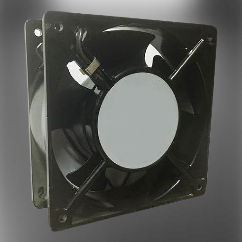 12W Black Panel Cooling Fan, 220V