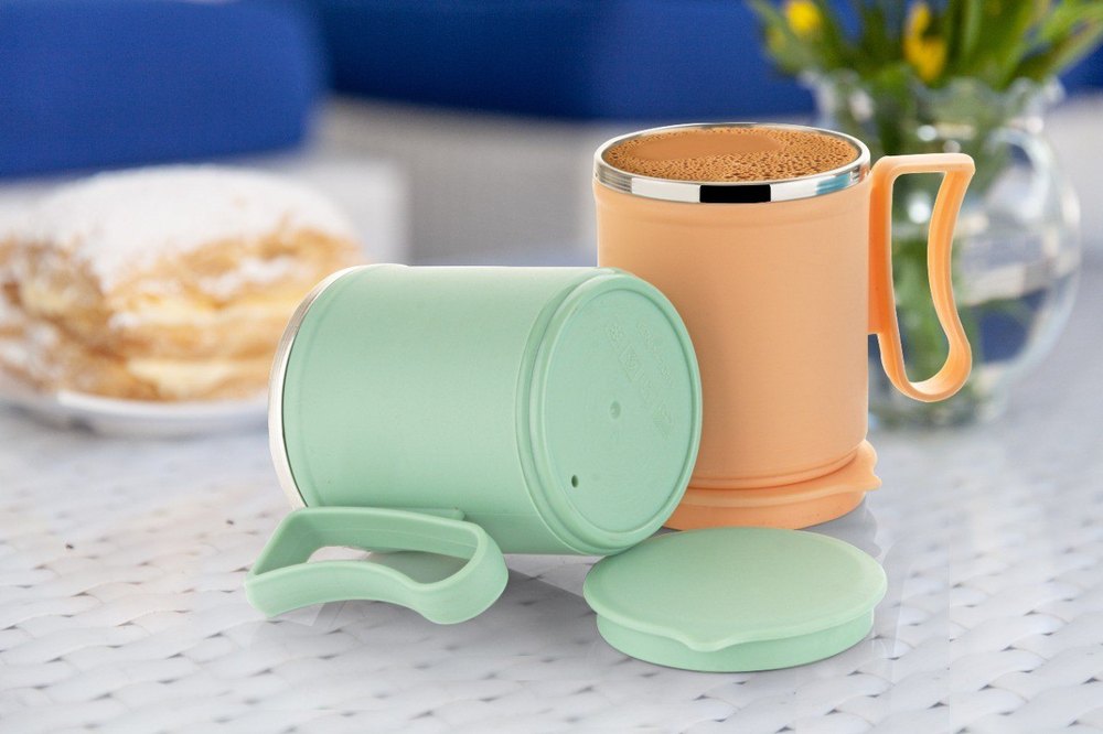 Stainless Steel Vacuum Insulated Travel Tea And Coffee Mug with lid