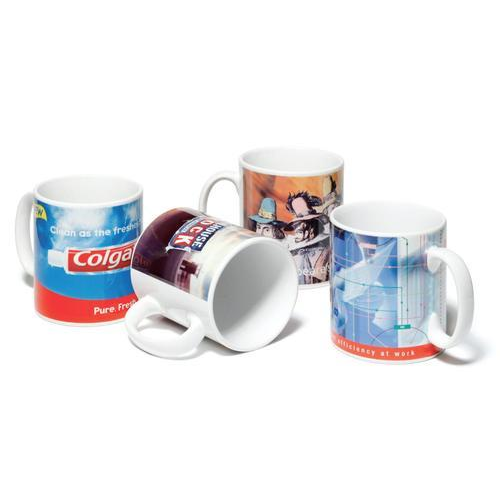 Printed Ceramic Coffee Mug for Promotional, Packaging Type: Box