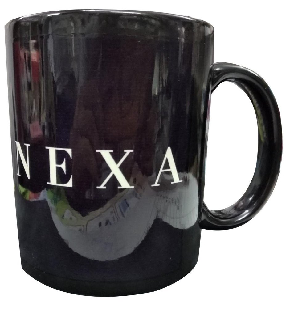 Ceramic Black Digital Printed Coffee Mug, For Home, Office and Gifting