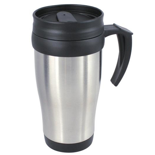 Stainless Steel Travel Mugs Travel Mug- Steel Mug (400 ML), for Office
