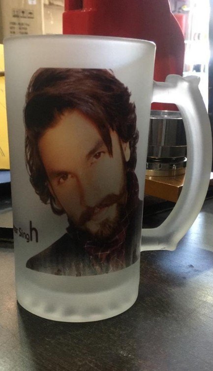 White 500 Ml Frosted Mug, for Office