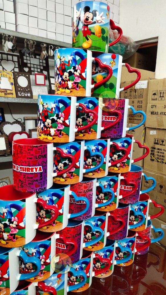 Multicolor Printed Personalized Photo Coffee Mugs, For Gifting, Size/Dimension: 11 OZ