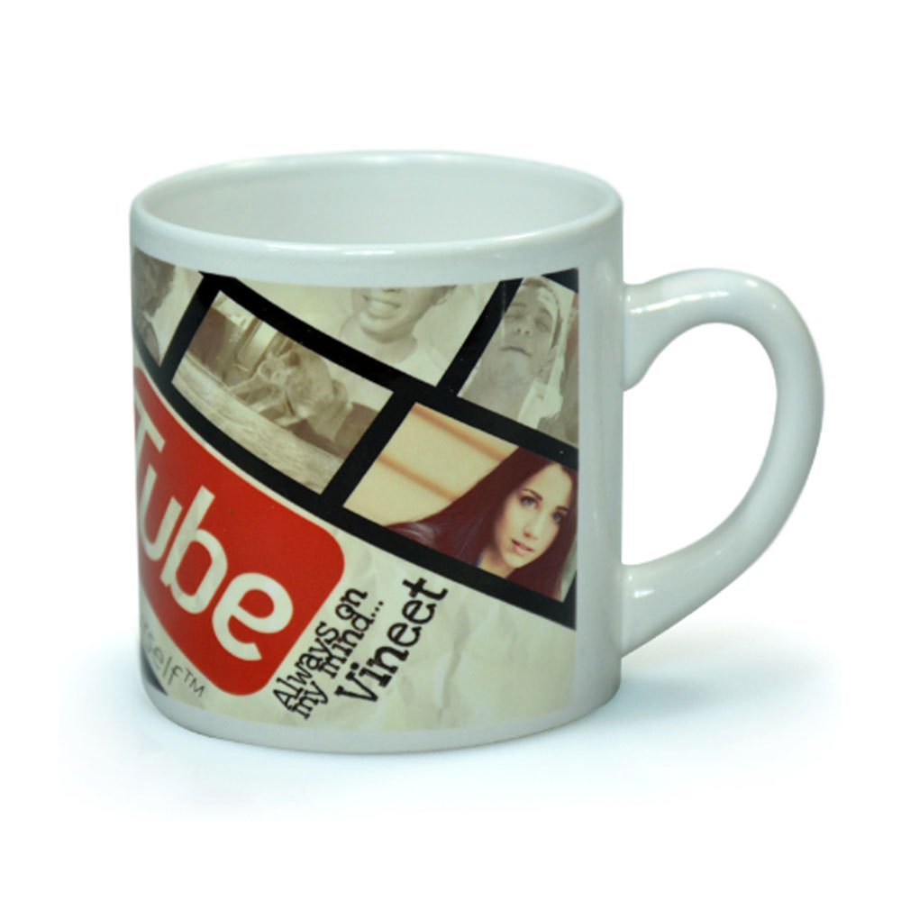 White Printed Sublimation Tea Mug, For Gifting, Capacity: 300 Ml