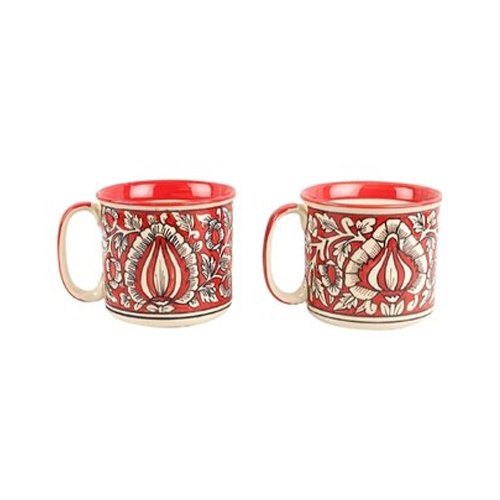 Ceramic Printed Tea Mug, Capacity: 100 Ml
