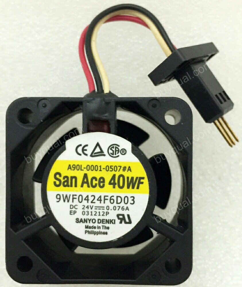 SanAce Cooling Fan 9WF0424F6D03 24VDC 0.076A SanAce 40 Drive Radiator Cooling Fan