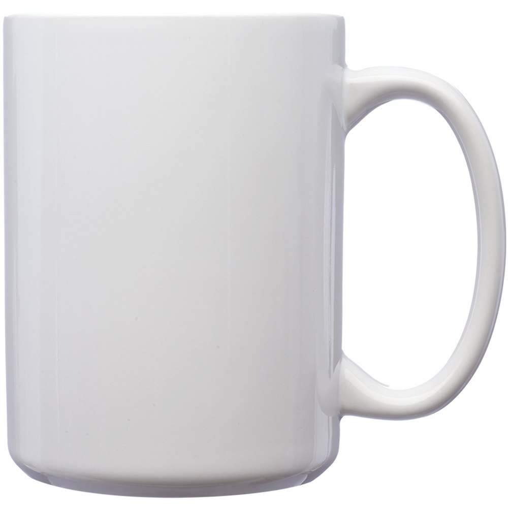 White Sublikraft 15 Oz Sublimation Ceramic Mug, For Gifting