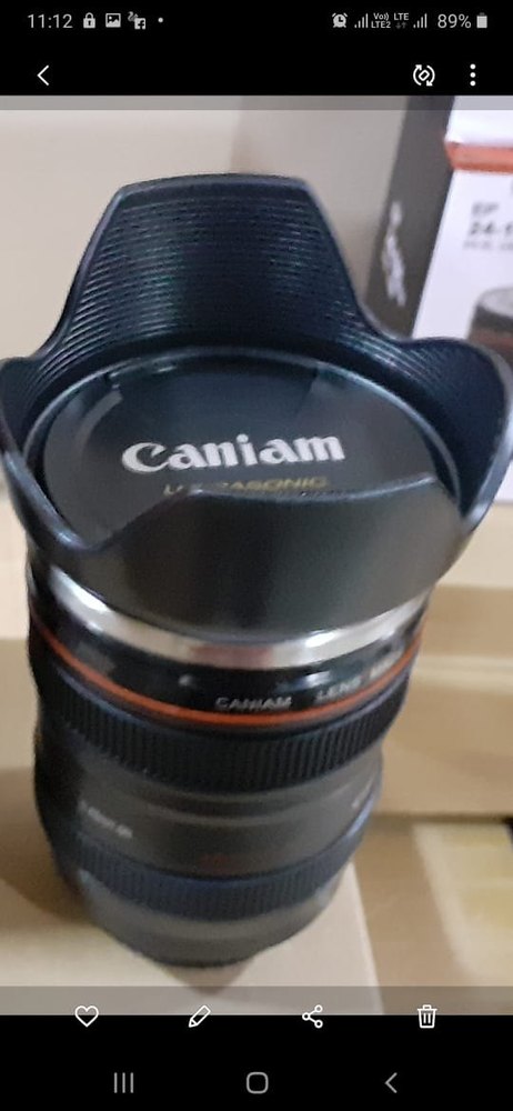 Plastic Camera Lens Coffee Mug