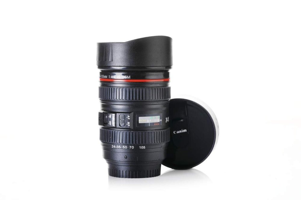 Plastic Modern 300 ml Coffee Lens Mug, Size: 18x7.5 Cm