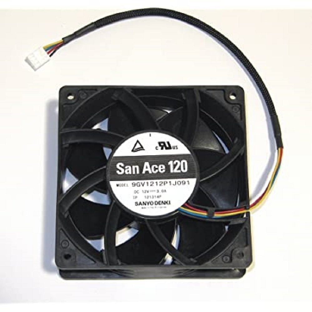 Black Electricity San Ace 120 Cooling Fan