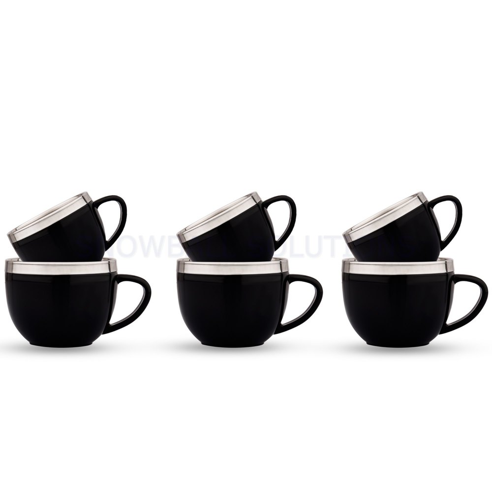 SUGAR HOMEWARE STAINLESS STEEL DOUBLE WALL TRAVEL SHATTERPROOF TEA COFFEE CUP MUG