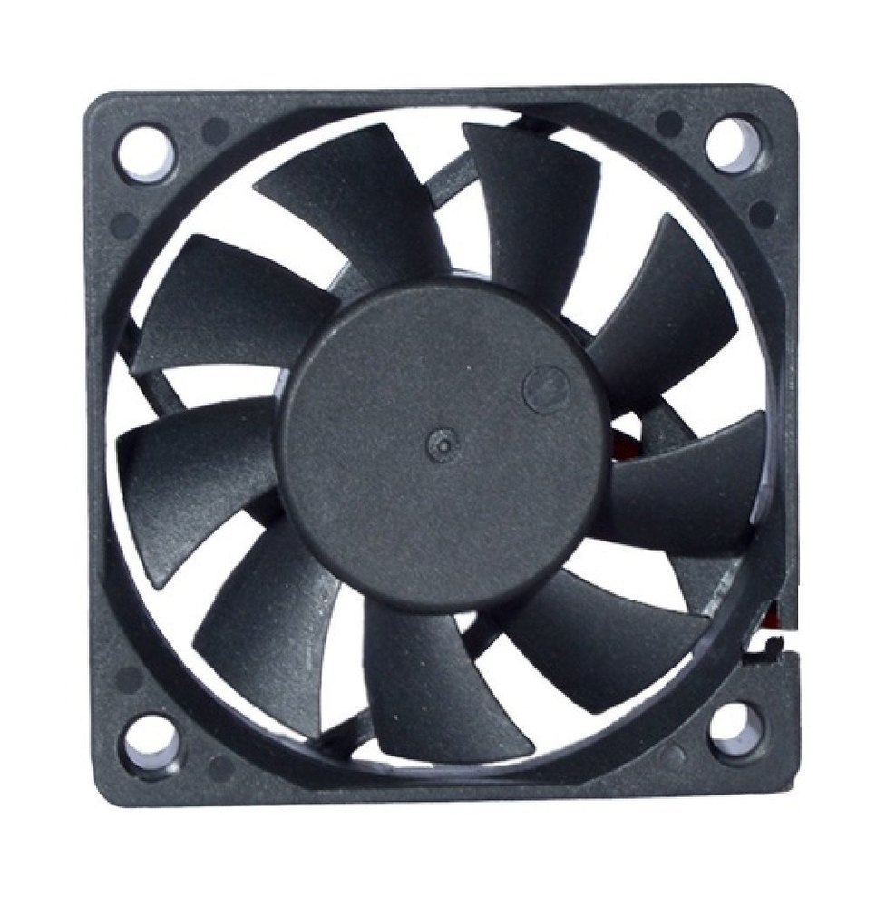 Black Cooling Fan 12vdc, Size: 1.5 Inch Or 40x40x10 mm, 12 Volt Dc
